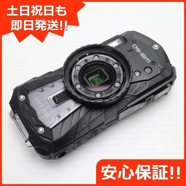 WG-60 ブラック RICOH コンパクトデジタルカメラ 土日祝発送OK 03000