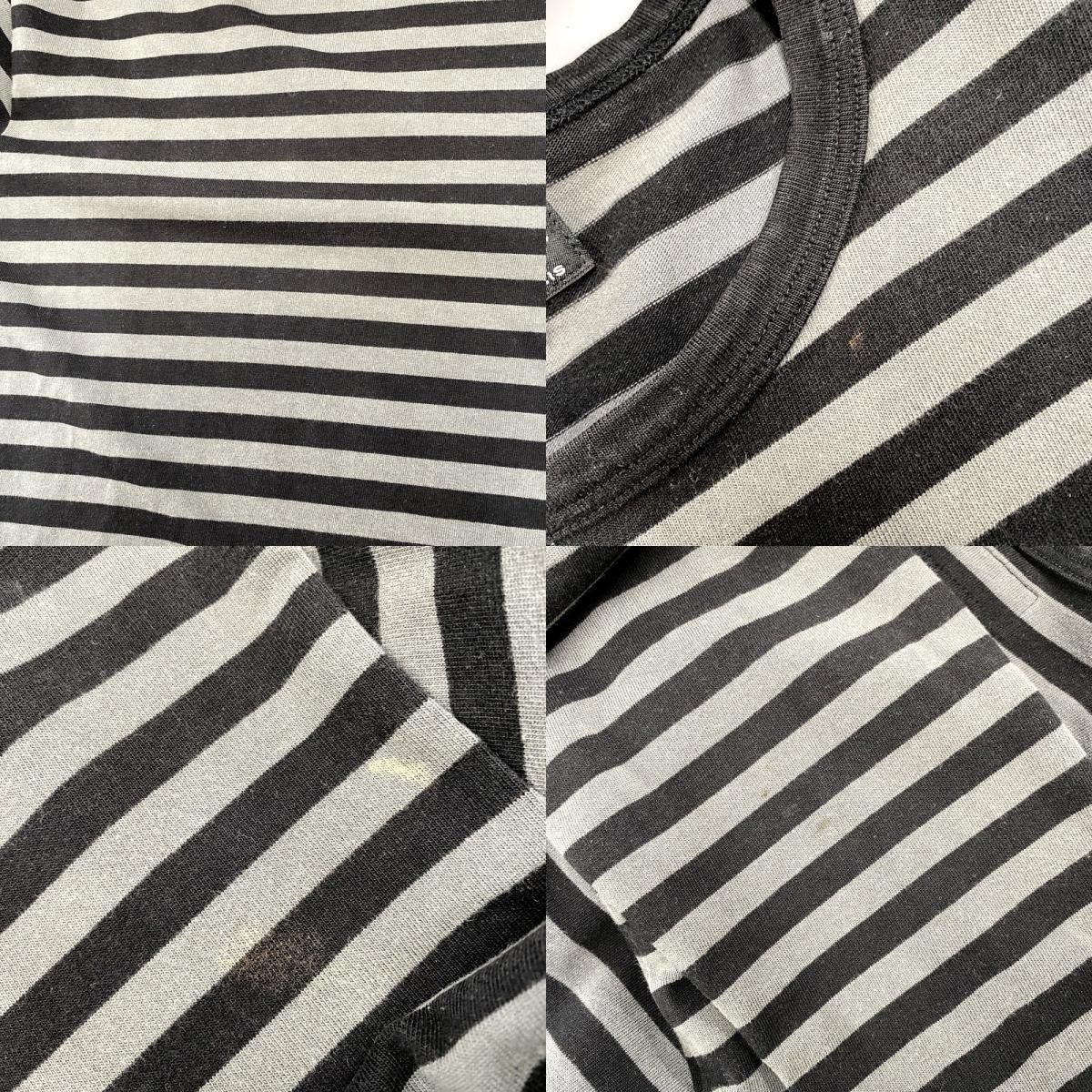中古】agnes b. homme アニエスベー オム ボーダー柄ロングスリーブ
