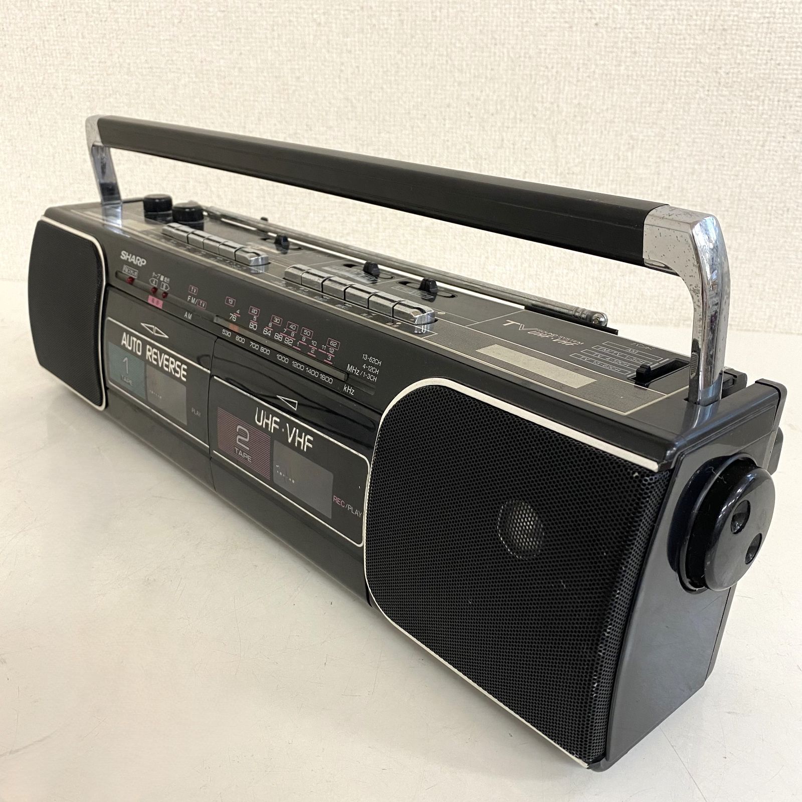 GT1【中古品】SHARP シャープ  ラジカセ QT-Y13U-BK