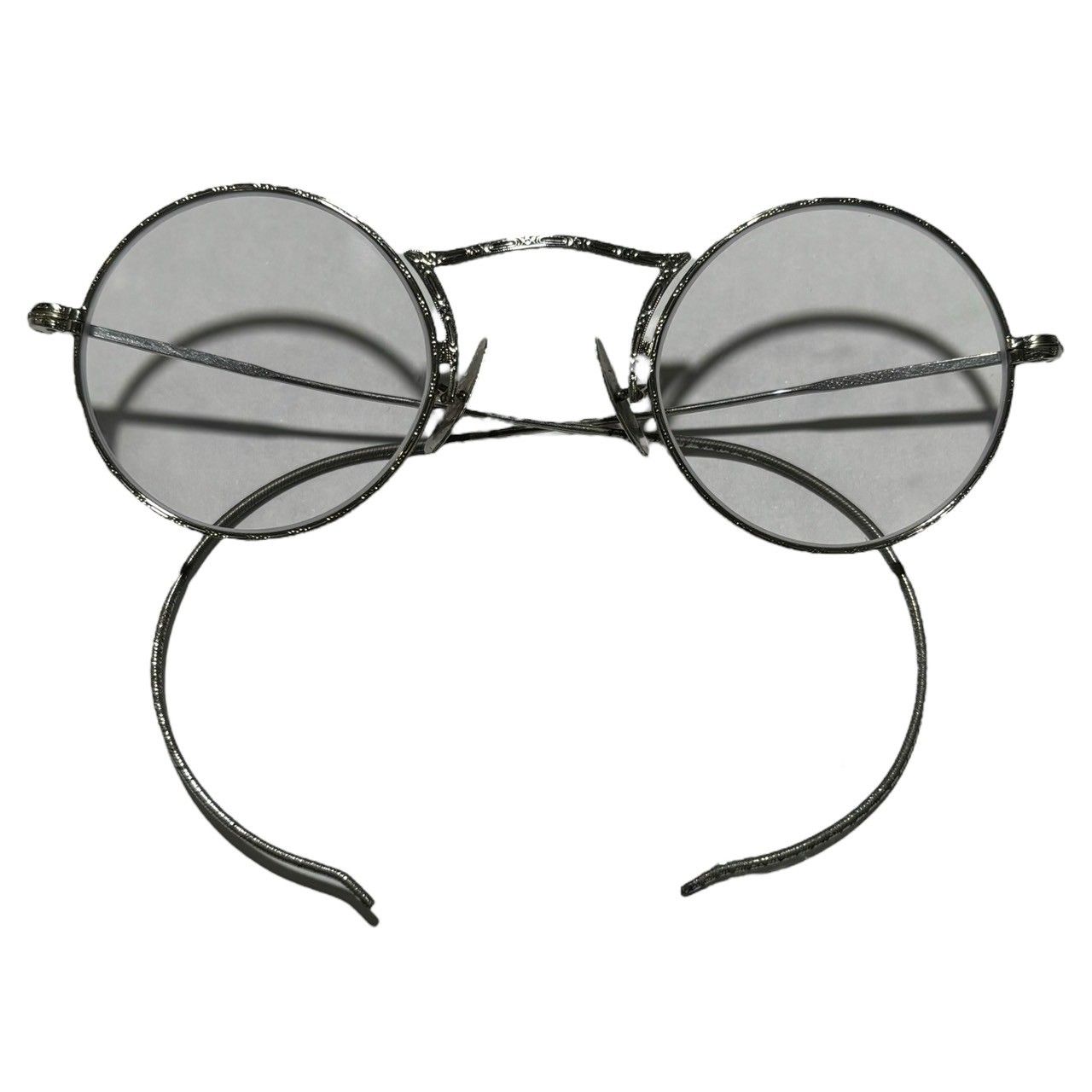 American Optical(アメリカン オプティカル) 30's BRANDONE vintage glasses ヴィンテージ メガネ シルバー 眼鏡 サングラス