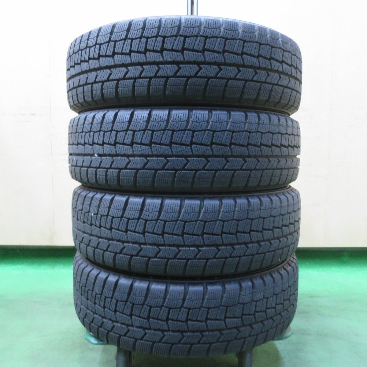 超バリ溝 22年 キレイ ほぼ10分 スタッドレス 165 55R15 ダンロップ ウインターマックス WM02 epsdon LA STRADA 15インチ 軽自動車 N-BOX タント 等 PCD100 4H 5031506イス FFCRYSTALESIA_COM