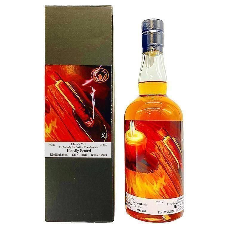 東京都限定◇イチローズモルト ヘビリーピーテッド シガーラベル 2016-2024 700ml 63% Ichiro's Malt Heavily  Peated【R】 - メルカリ