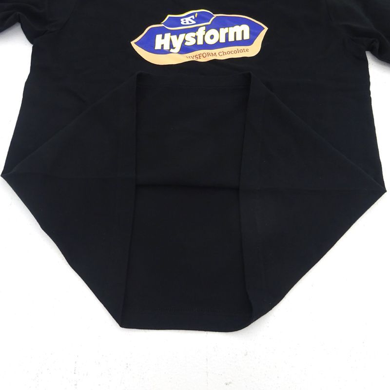 三重店】HYSFORM｜ハイスフォーム ロングスリーブロゴTシャツ ブラック