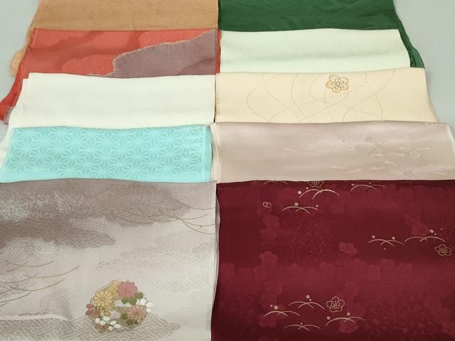 平和屋着物 和装小物 帯揚げ10枚 正絹 DAAV8174by