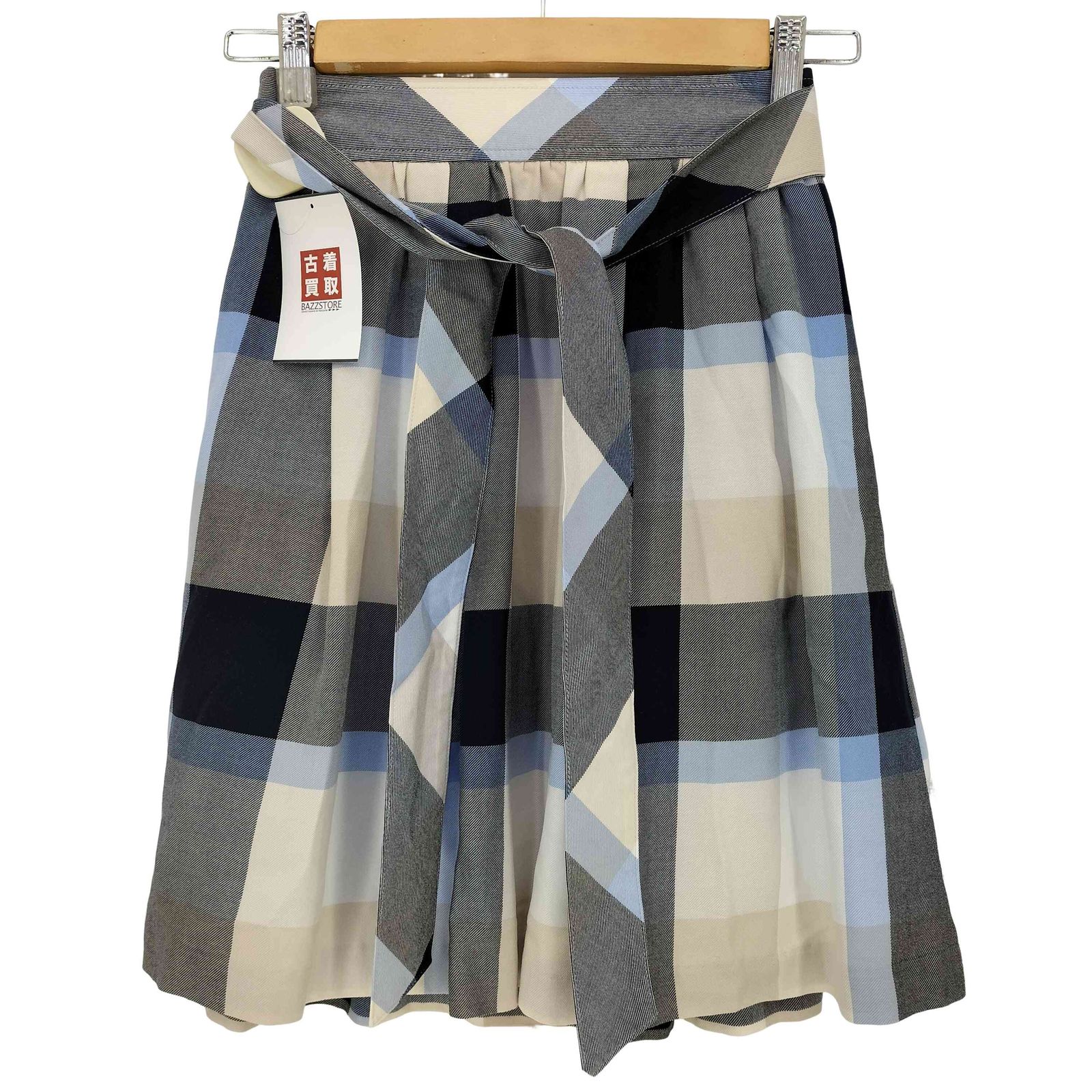 新作揃え BLUE ブルーレーベルクレストブリッジ LABEL ひざ丈 CRESTBRIDGE スカート