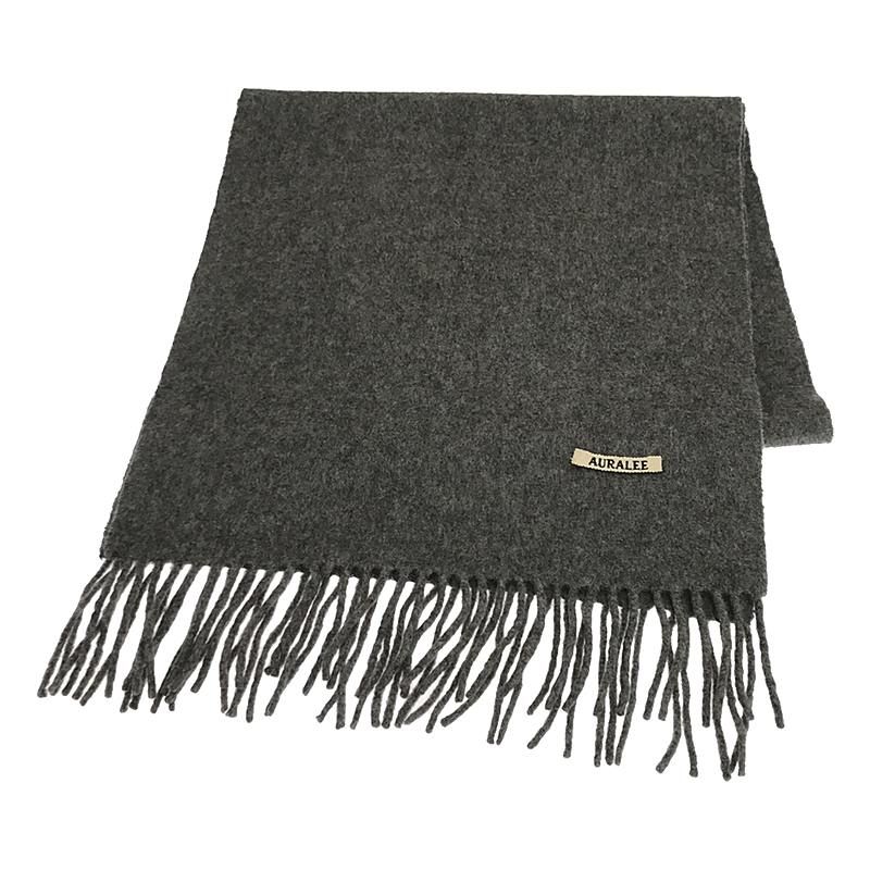 AURALEE オーラリー マフラー カシミア フリンジ付 楽天市場】AURALEE オーラリー BABY CAMELHAIR WIDE STOLE