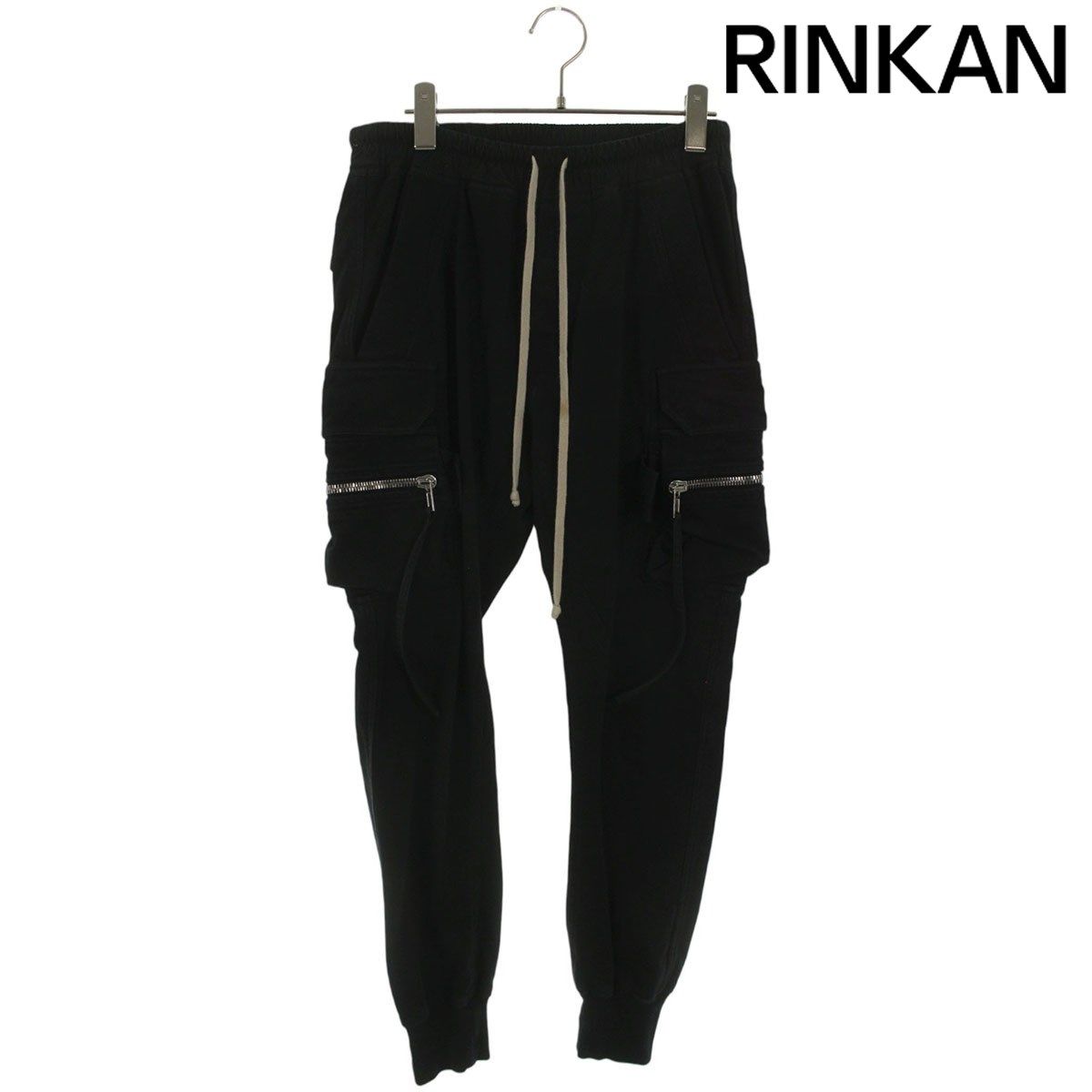 リックオウエンス 17SS RU17S9390-BA マストドンカーゴジョガーロング  