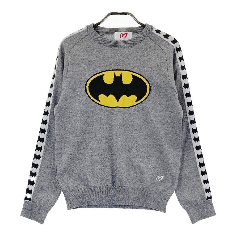 サイズ：0 MASTER BUNNY EDITION マスターバニーエディション ×BATMAN スウェットパーカー  グレー系 [240101447040] ゴルフウェア レディース ストスト サイズ：0 MASTER BUNNY EDITION マスターバニーエディション