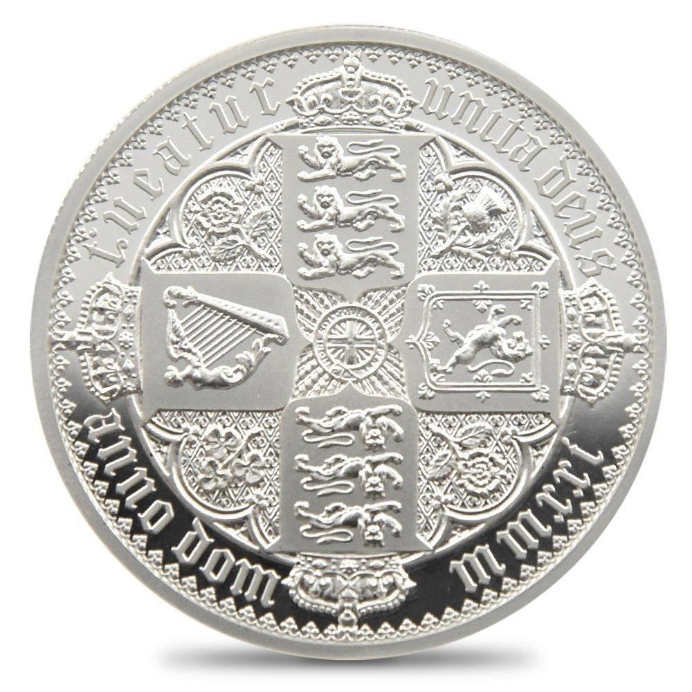 2021 ロイヤルミント ゴチッククラウン 2オンスプルーフ銀貨 - 旧貨幣/金貨/銀貨/記念硬貨