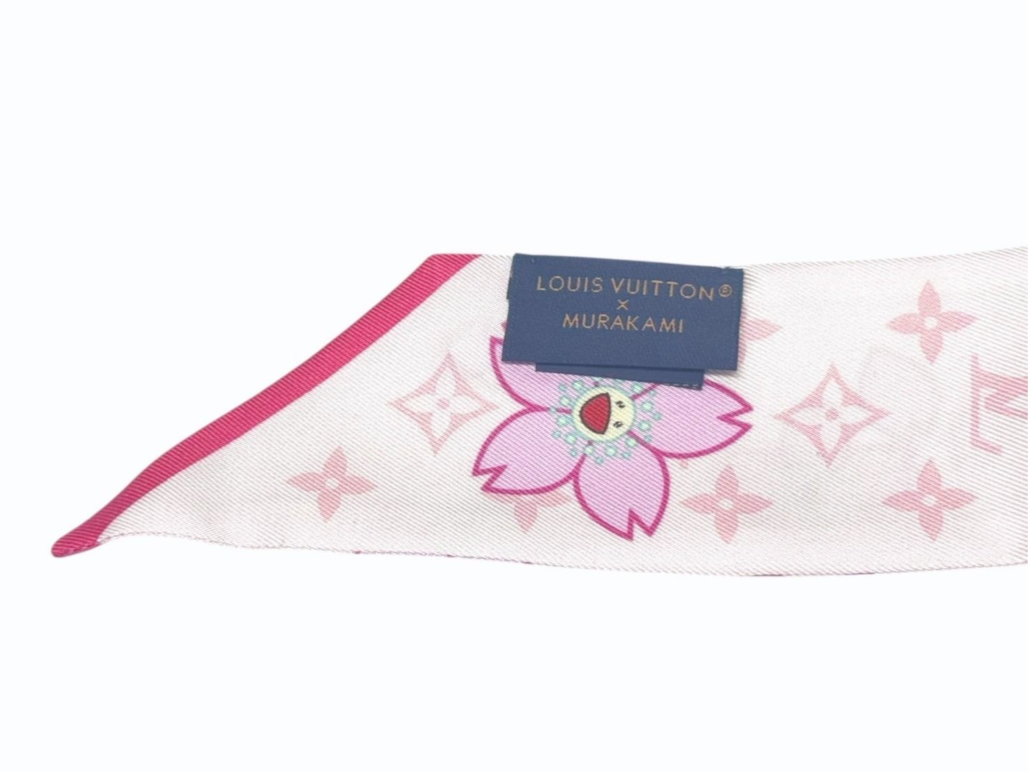 【レア品】未使用 LOUIS VUITTON×村上隆コットンスカーフ ブロッサム 2322041400013.jpg