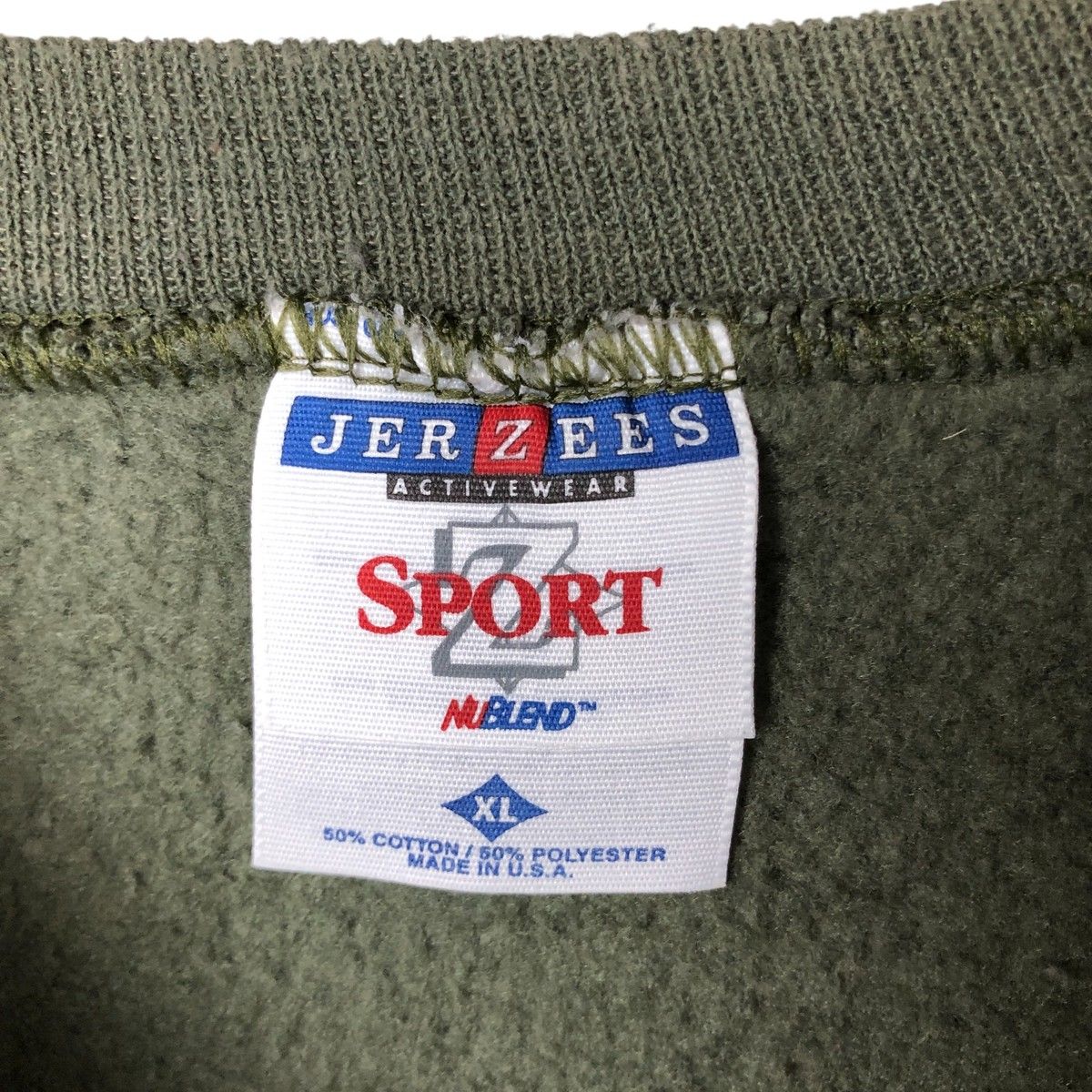 古着 90年代 ジャージーズ Jerzees SPORT 無地 ブランク