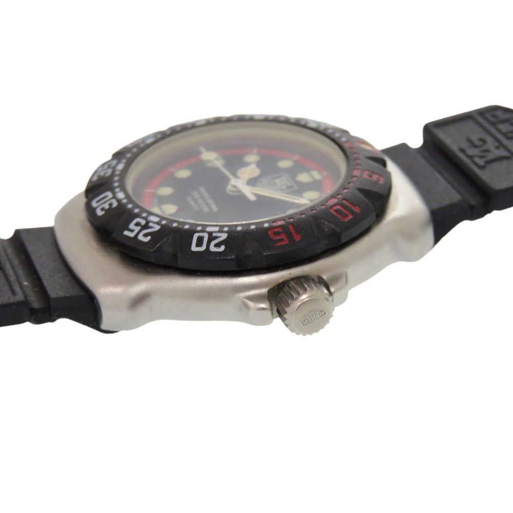 美品 タグホイヤー フォーミュラ1 374.508 SS ラバー ブラック  