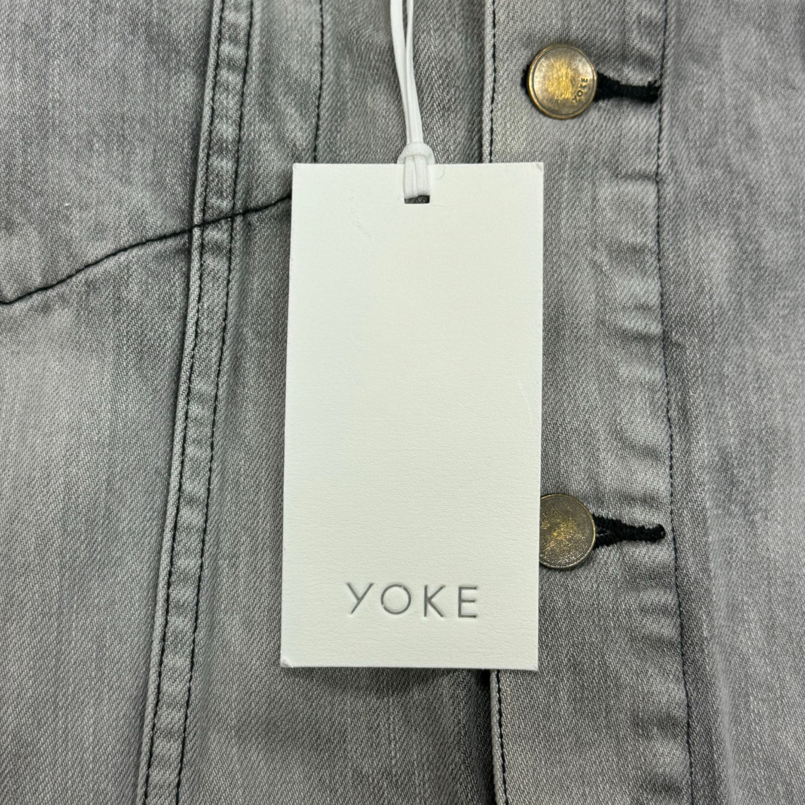 定価57200円 新品 YOKE 23SS CUT-OFF WIDE DENIM TRUCKER JACKET
