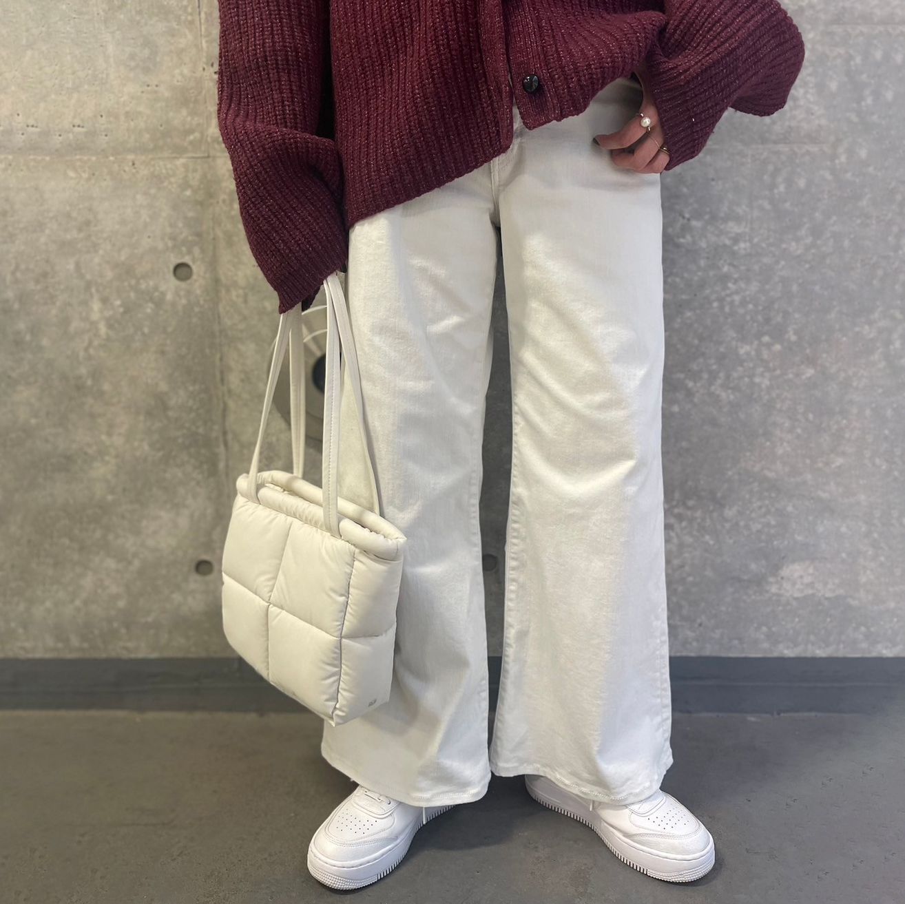 SURT サート MANNISH BAGGY デニム（WHITE）38 SURT/サート】MANNISH BAGGY デニム(WHITE)（デニムパンツ