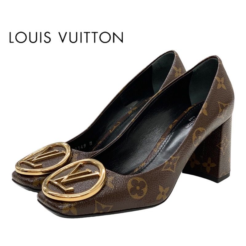 ルイヴィトン LOUIS VUITTON マドレーヌライン モノグラム パンプス 靴 ...