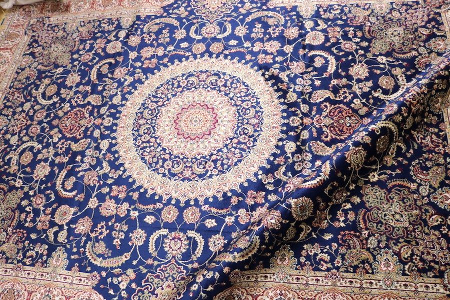 ペルシャ柄絨毯 160×230 新品未使用 ラグ カーペット ネイビー 訳あり ペルシャ柄絨毯 160×230 新品未使用 ラグ カーペット ネイビー