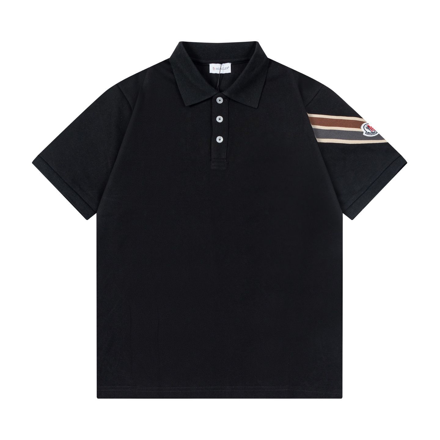 今日 Moncler 2025SS 袖リボンパッチポロ
