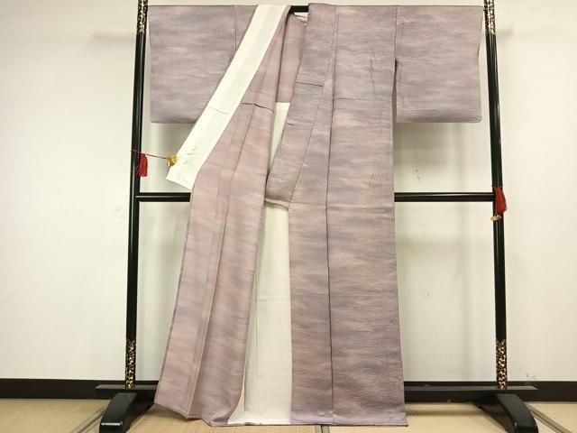 平和屋着物▽上質な小紋 単衣 霞文 正絹 逸品 AAAV2676fy - メルカリ