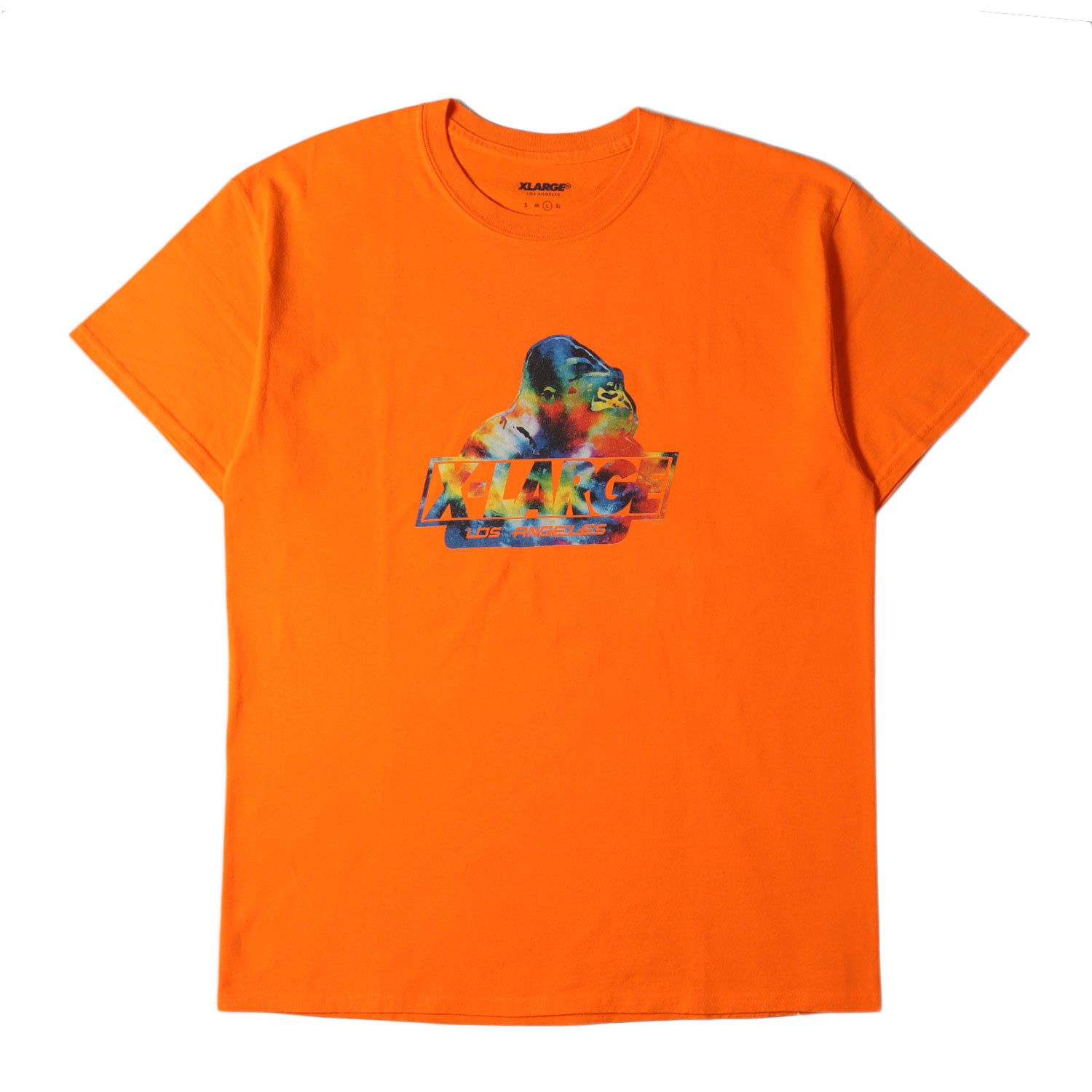 X-LARGE エクストララージ Tシャツ サイズ:L スペース柄 ゴリラロゴ 
