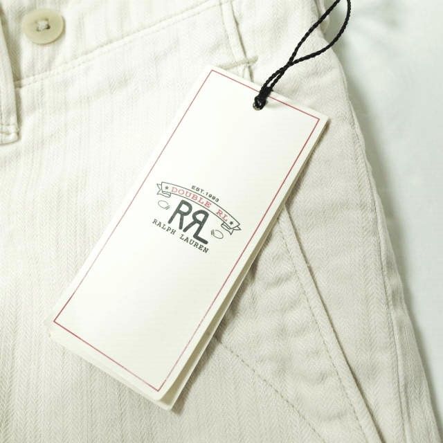 新品 RRL ダブルアールエル LINEN HERRINGBONE TWILL TROUSER リネン