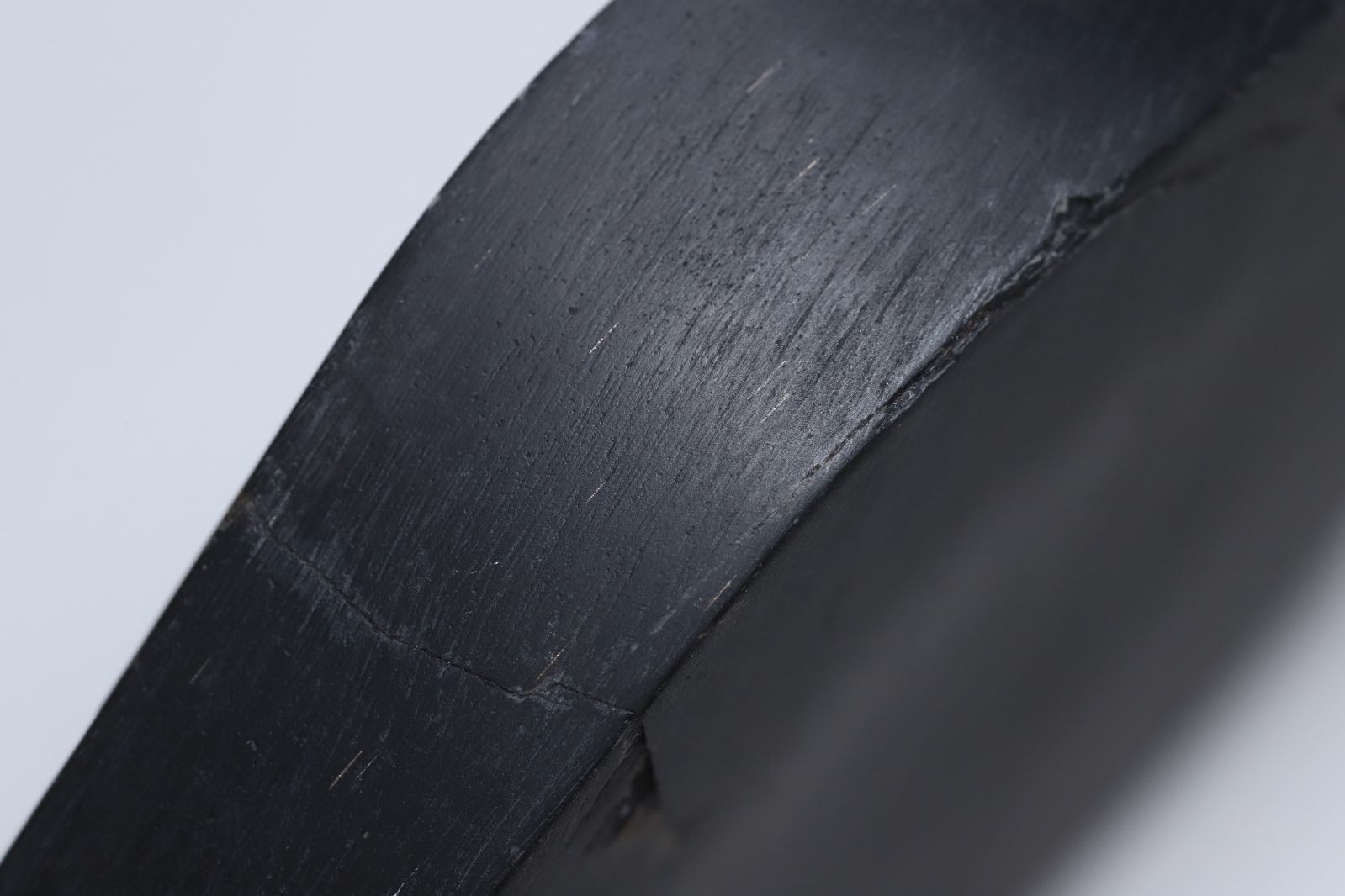 清時代歙州硯 在銘 時代物 歙州硯 書道具【正一古美術】 清