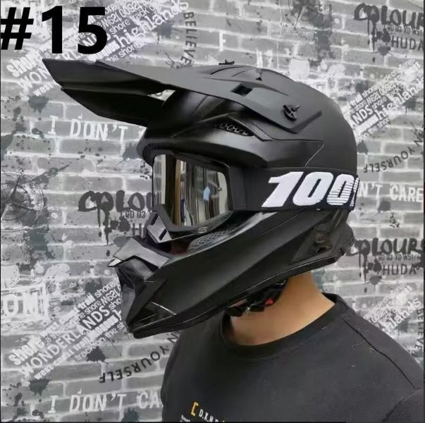 ゴーグル付き！ATV バイク オフロードヘルメット フルフェイス