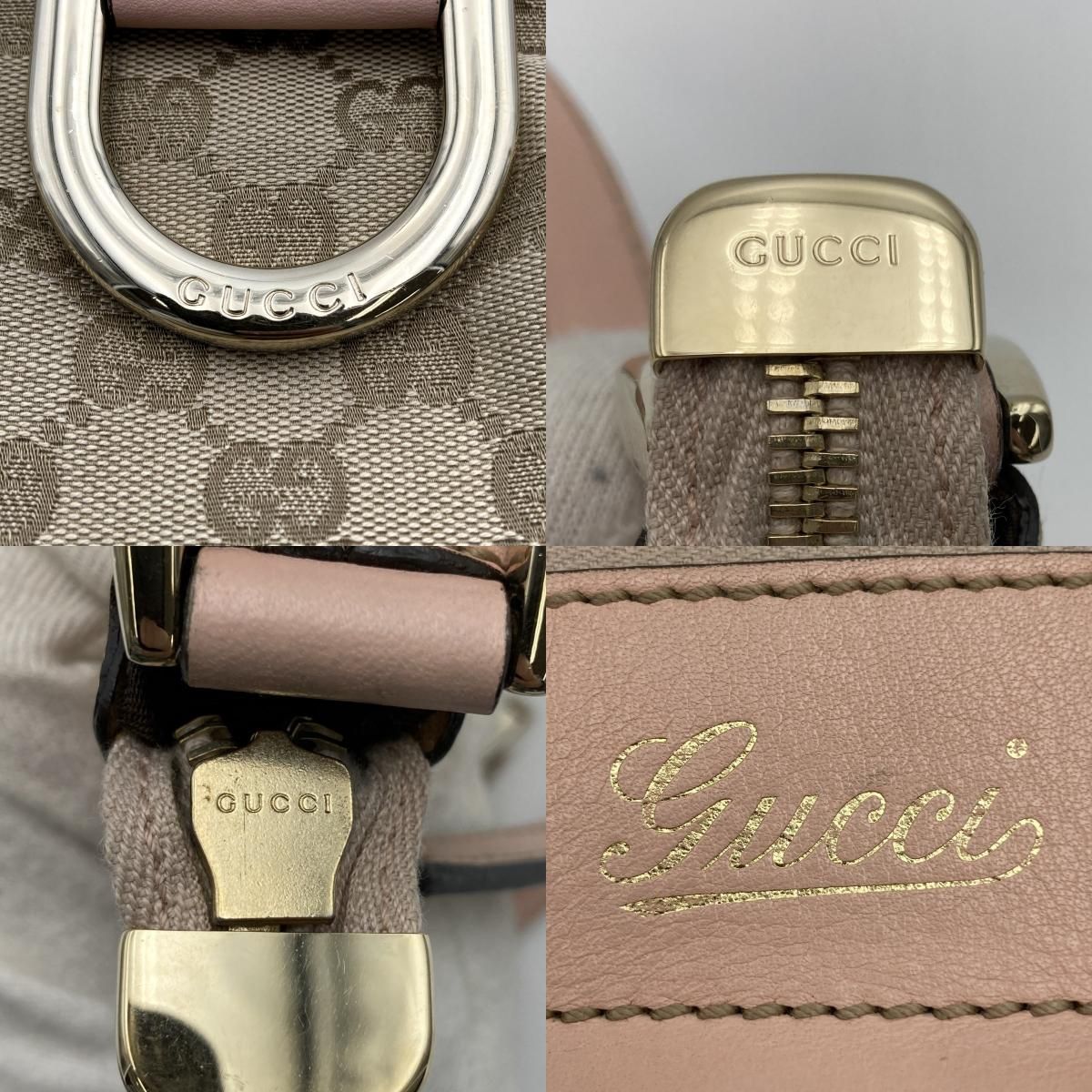 美品 GUCCI グッチ アビーライン GG柄 ショルダーバッグ 斜め掛け