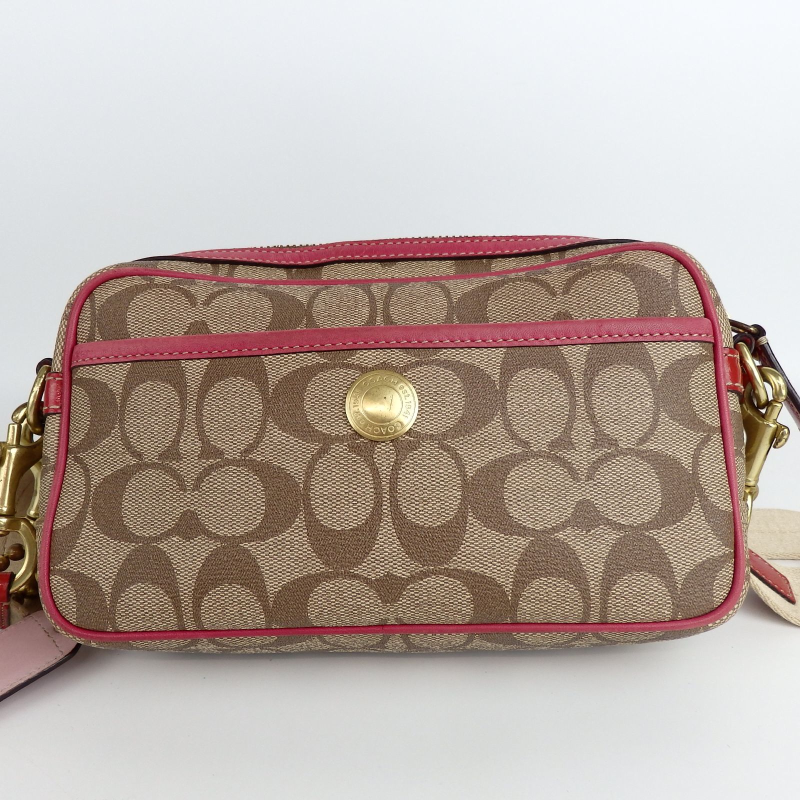 COACH】コーチ シグネチャー ショルダーバッグ 11355 ブラウン
