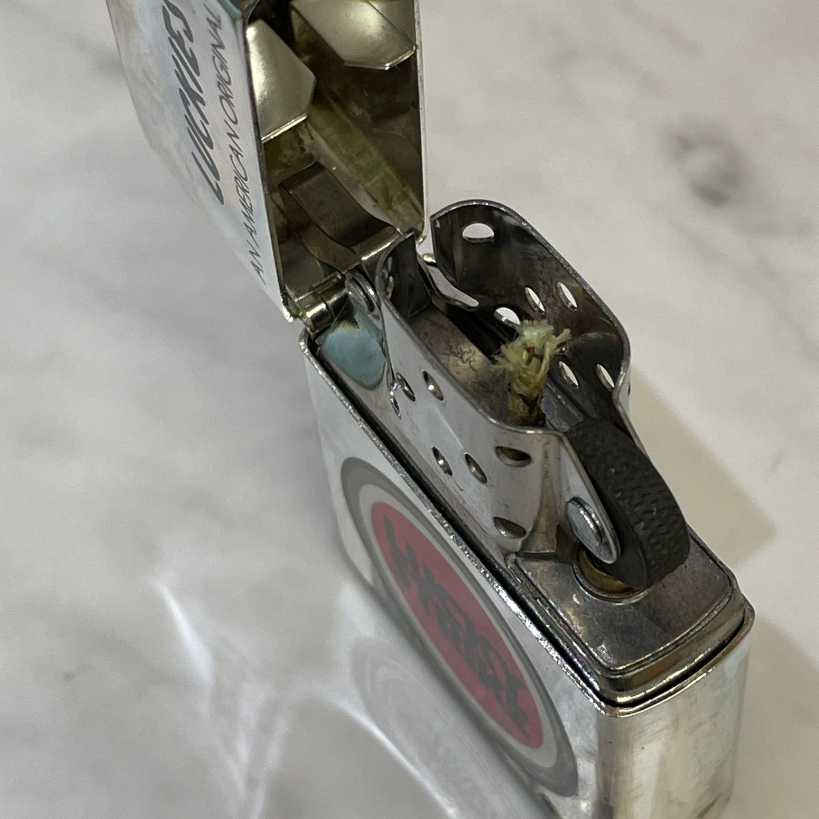 ■ZIPPO ラッキーストライク LUCKY STRIKE ジッポ― ライター 動作未確認 A25-460