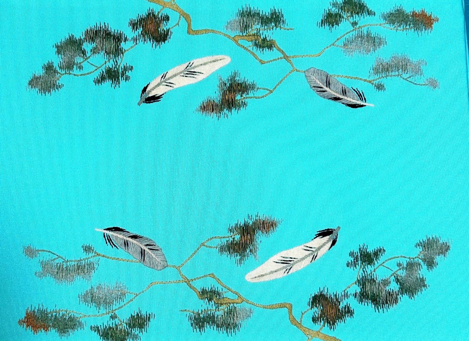 アンティーク復刻 名古屋帯 鳩 ターコイズブルー - メルカリ