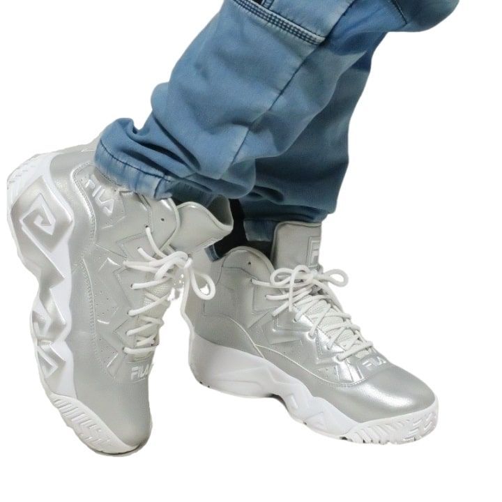 FILA フィラ スニーカー 天然皮革 本革 MB BRUSHED METAL