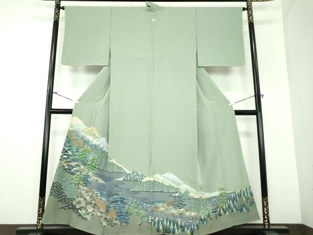 平和屋着物●豪華色留袖 水辺風景 正絹 ♥ DAAX4471ps