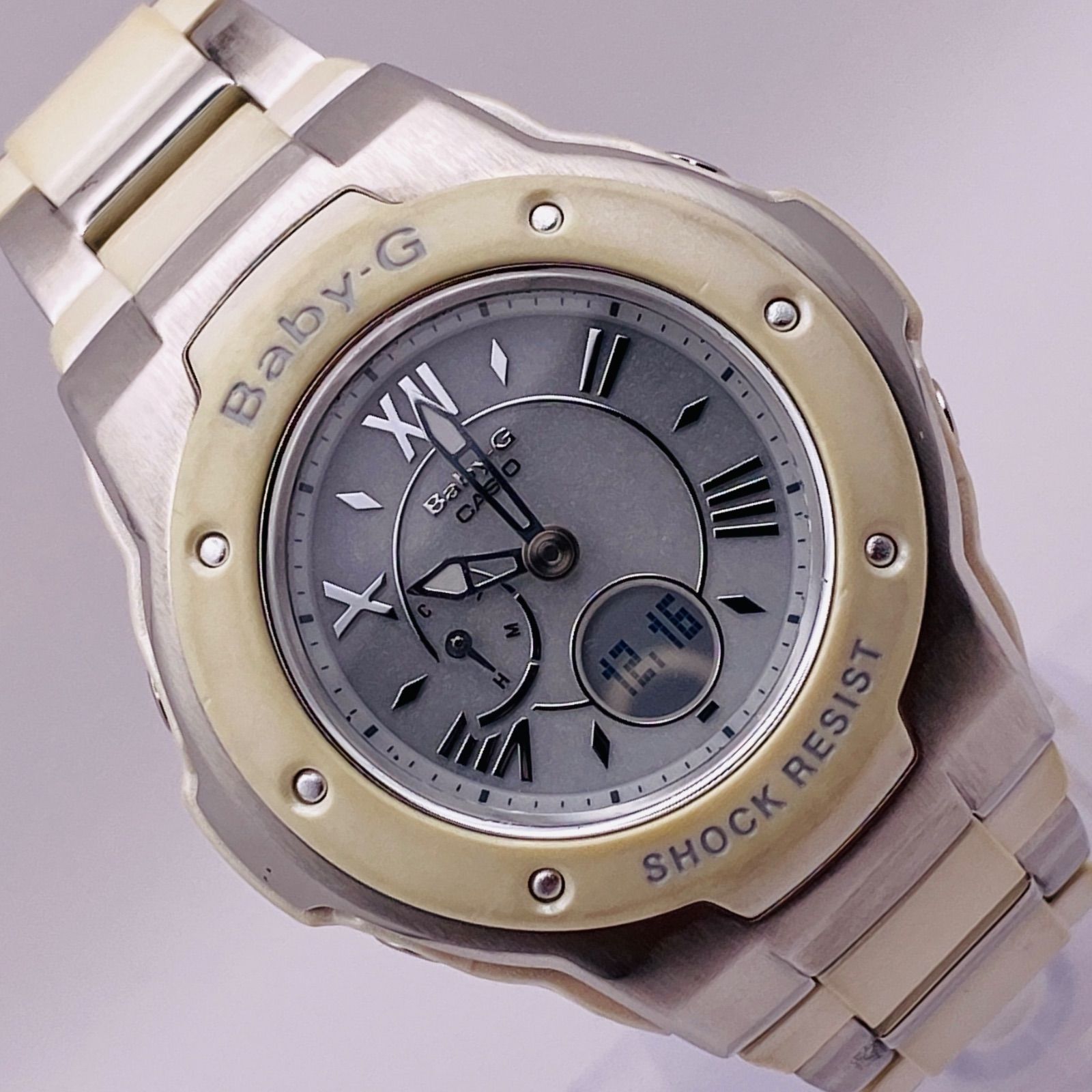 T291）良品 稼動品 CASIO カシオ 電波ソーラー Baby-G G-ms MSG-3200C