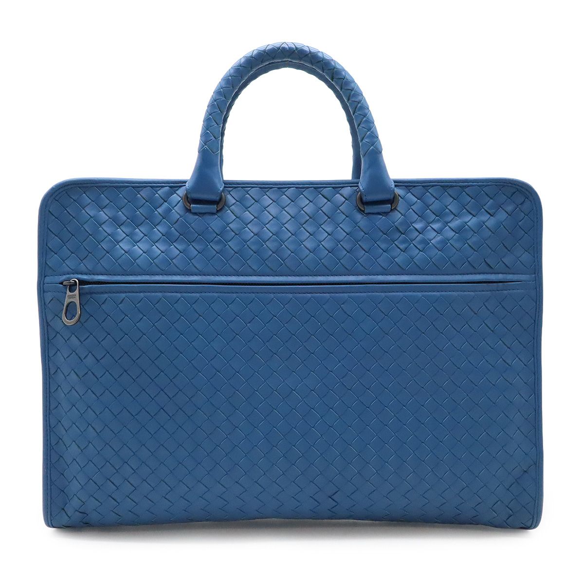 ボッテガべネタ　ブリーフケース　ダークブルー BOTTEGA VENETA ボッテガ ヴェネタ ボッテガベネタ イントレ