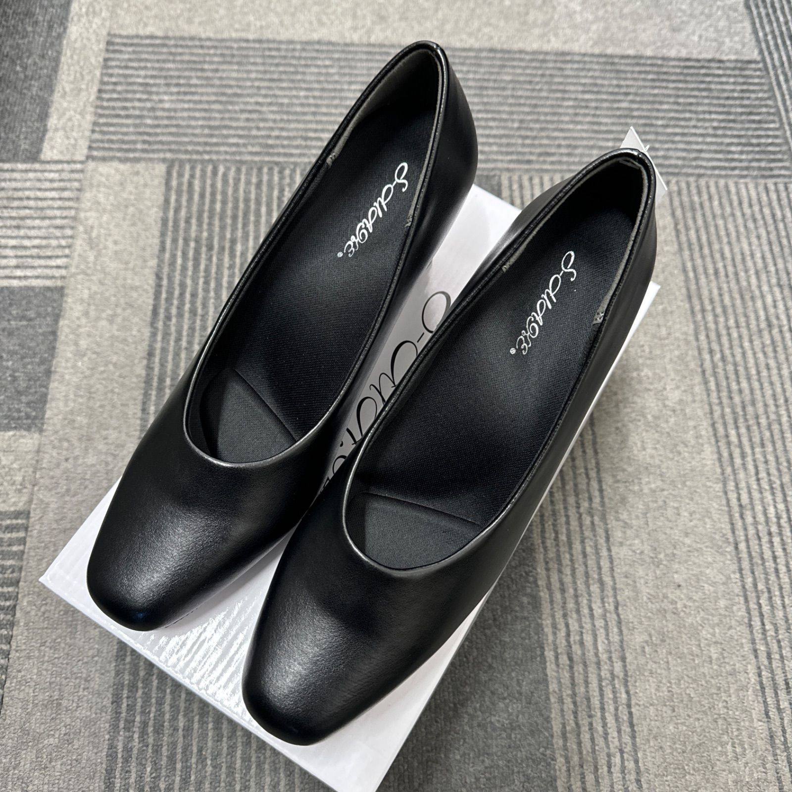 新品】黒パンプス701BL/21〜26cm リクルート フォーマル 黒