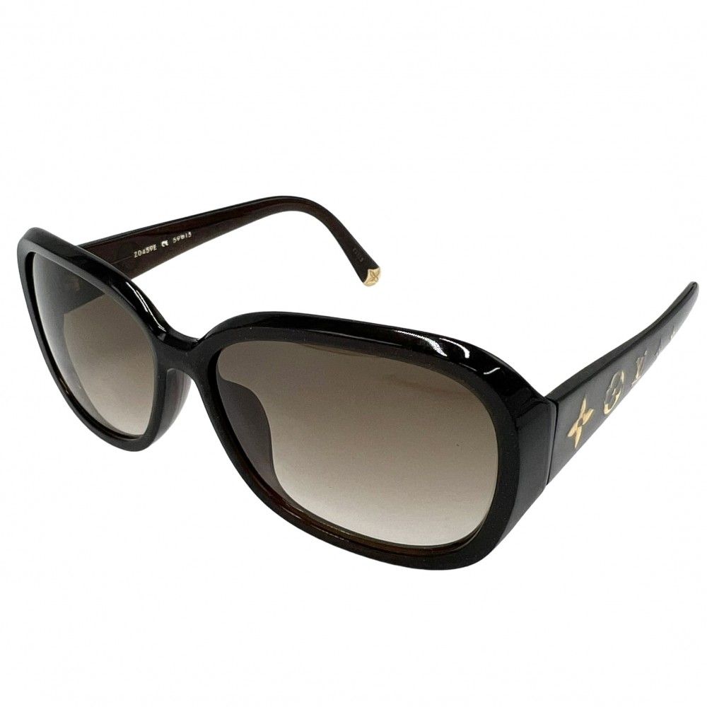 ルイヴィトン サングラス メンズ モノグラム オプセシオンGM ファッションアイテム ラメ 眼鏡 LOUIS VUITTON Z0459E プラスチック ブラウン 茶 ゴールド金具 品