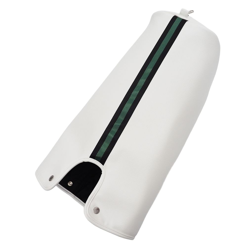 未使用品 CLUNK カート式 キャディバッグ 9型 5分割 ホワイト ゴルフ