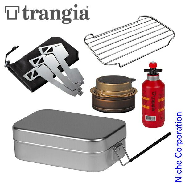 トランギアアルミ製調理器具セット（飯盒・メスティン）2個セット