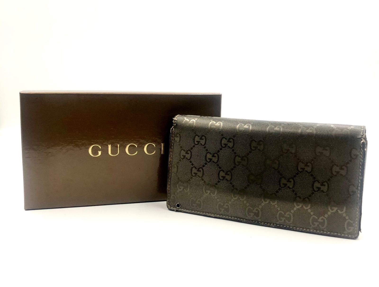 □希少□GUCCI グッチ GGインプリメ 長財布 ロングウォレット