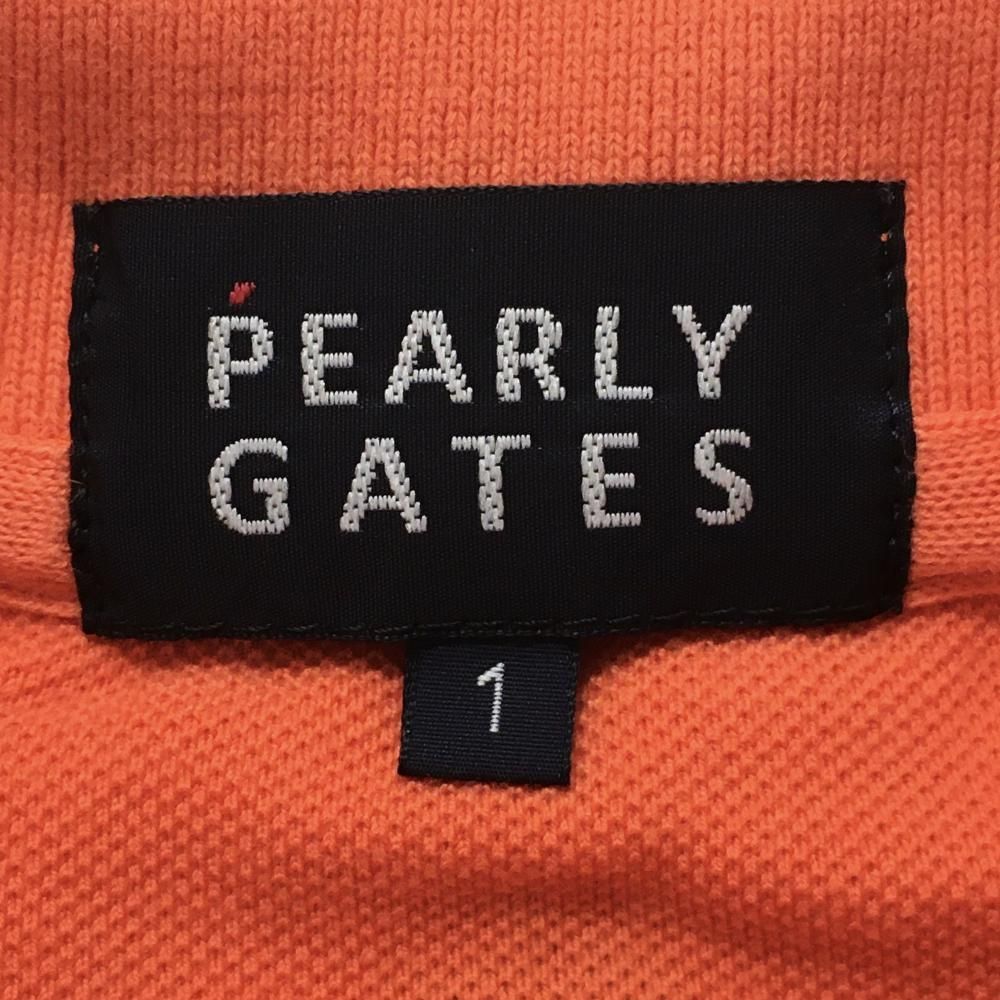 PEARLY GATES - 【美品】パーリーゲイツ 半袖ポロシャツ オレンジ パイナップル刺しゅう ニコちゃん スマイル  レディース 1(M) ゴルフウェア PEARLY GATES 楽天市場】【美品】パーリーゲイツ 半袖ポロシャツ オレンジ