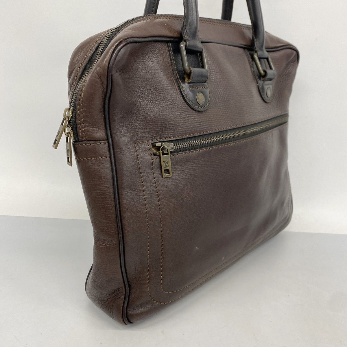 5fc4543】ルイヴィトン ブリーフケース ユタ ユーロン M92532 カフェ