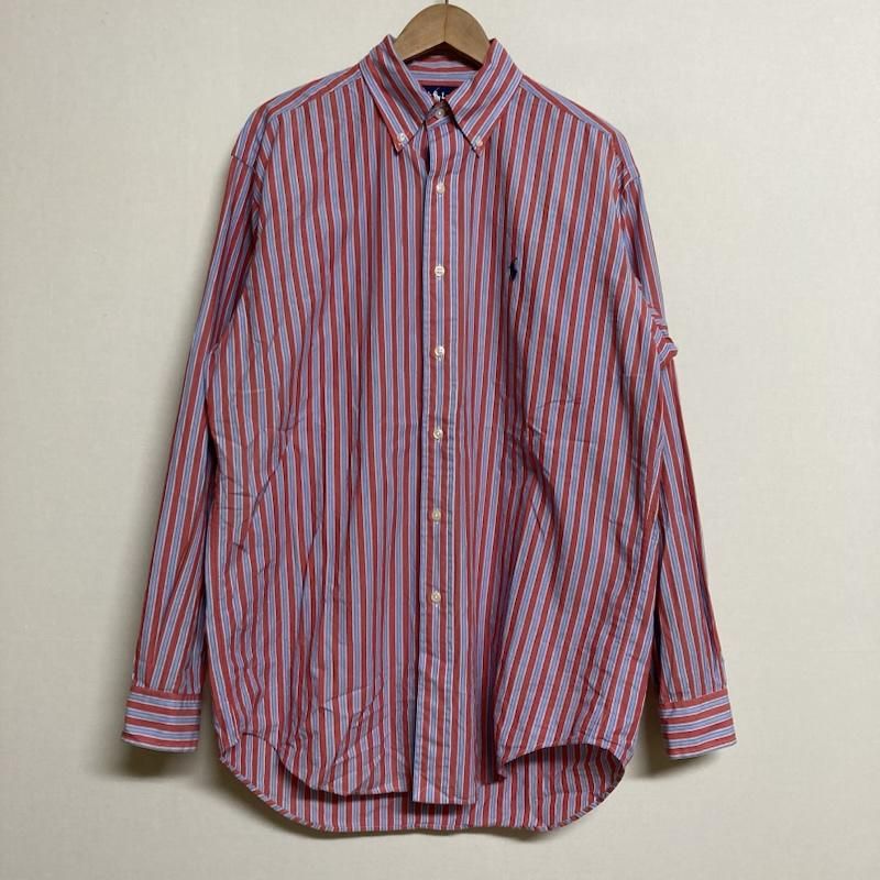 RALPHLAUREN ラルフローレン シャツ、ブラウス 長袖 Ralph Lauren BLAKE コットン100% 長袖 ストライプ ボタンダウンシャツ S