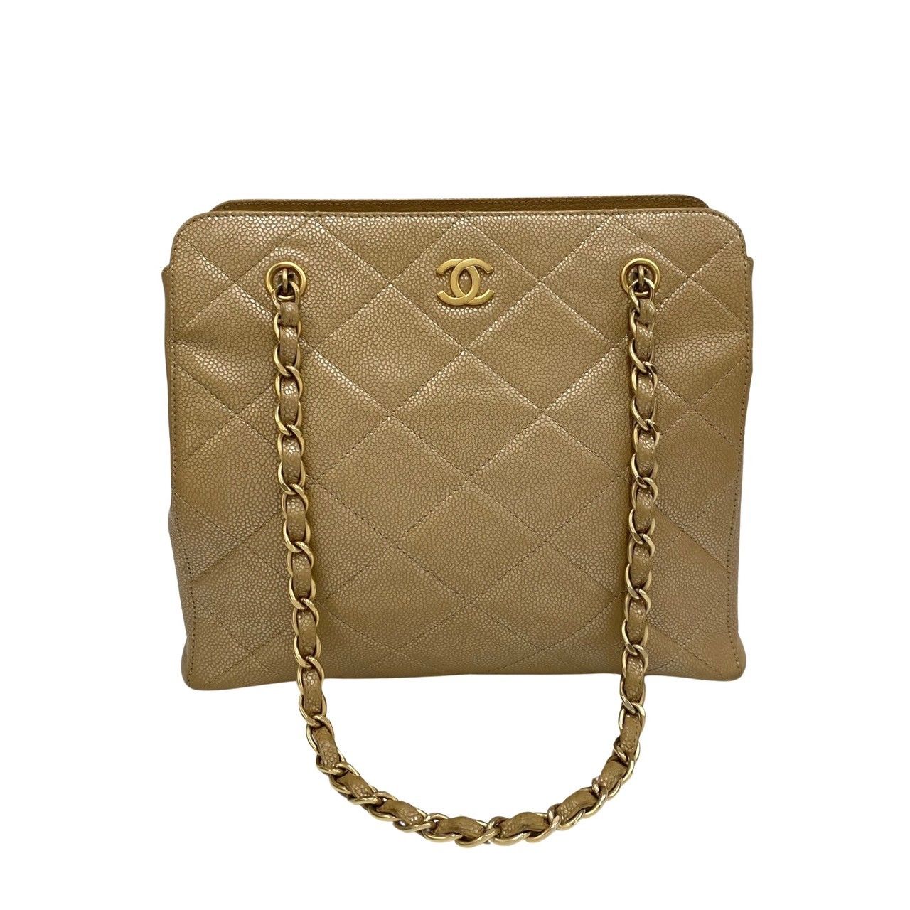 【美品】CHANEL シャネル マトラッセ キャビアスキン ハンドバッグ 6番台 シャネル CHANEL マトラッセ トップハンドルバッグ 6番台