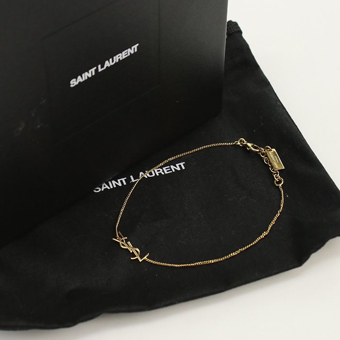 SAINT LAURENT サンローラン チャームブレスレット カサンドラ ブレスレット メタル レディース