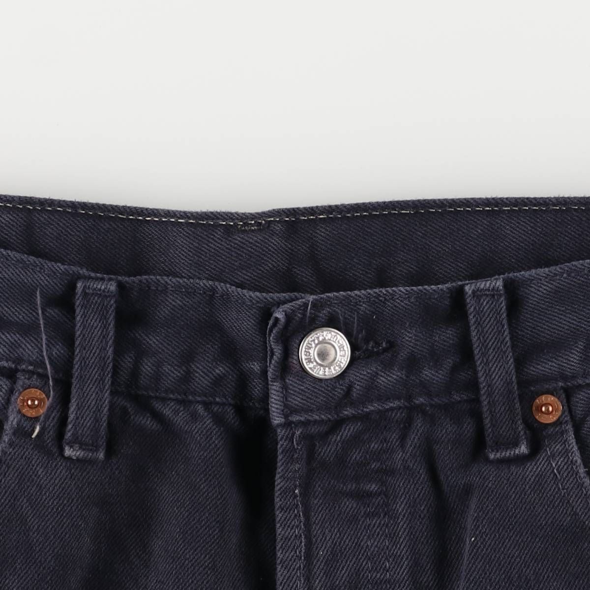 激安販売、最安価に挑戦！ 古着 リーバイス Levi s 501 ブラックデニム ストレートデニムパンツ 英国製 メンズw33相当|evb031900