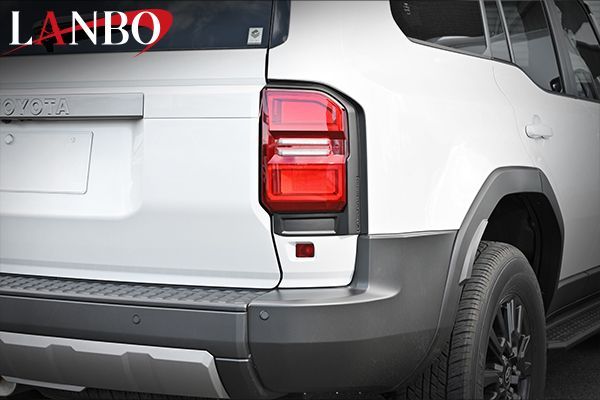 【M's】 250系 ランドクルーザー ランクル TRJ250W (2024y-) LANBO テールレンズフレーム ガーニッシュ 左右 (マットブラック) ABS ランボ パーツ 部品 外装 カスタム 250ランドクルーザー 250ランクル WD