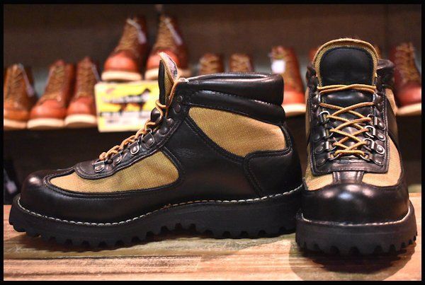 8EE 良品 白タグ】Danner ダナー フェザーボブ 84110X 黒 ブラック 