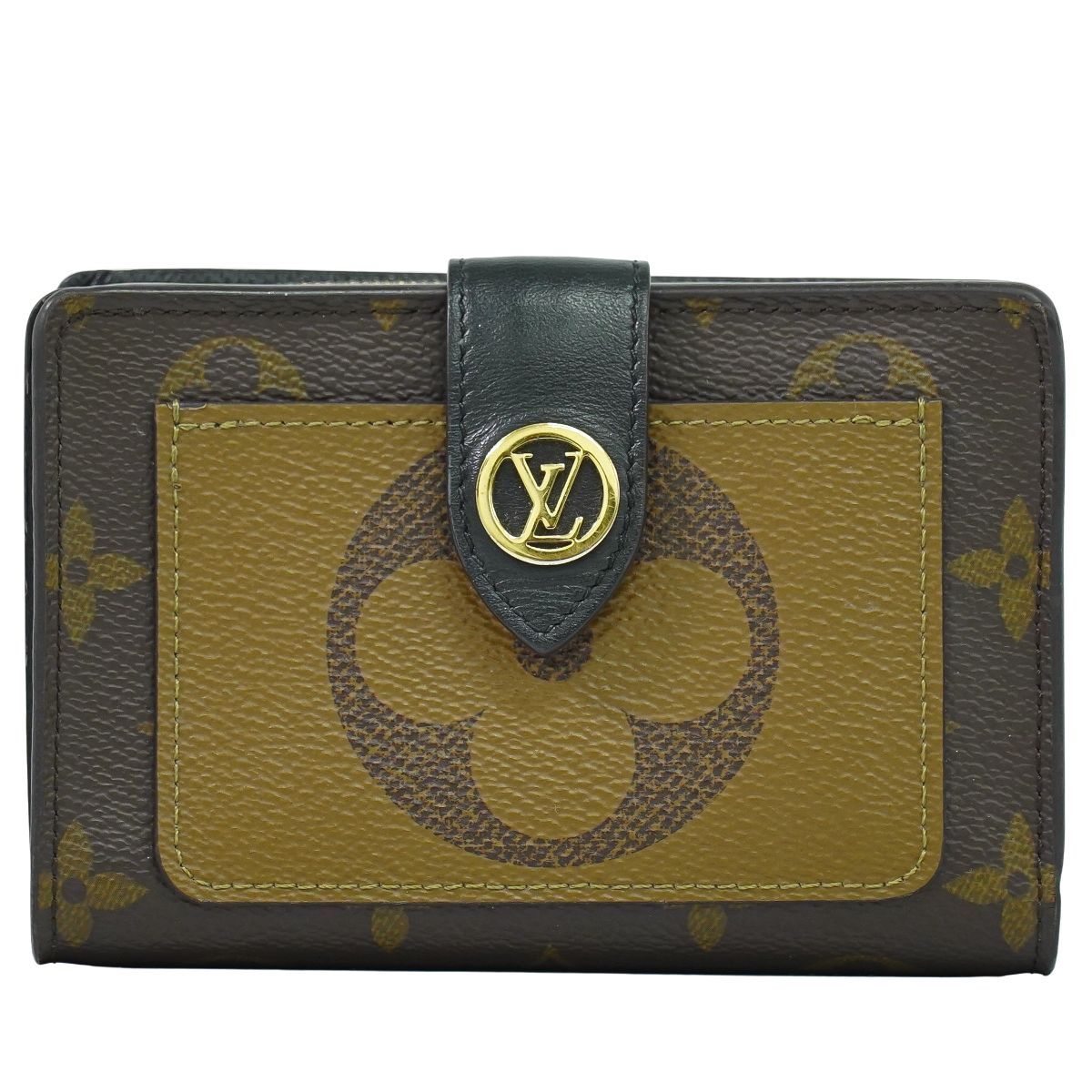 本物 ルイヴィトン LOUIS VUITTON LV ポルトフォイユ ジュリエット モノグラム ジャイアント リバース 折財布 ブラウン M69432 ビトン 財布 ウォレット フォロー割