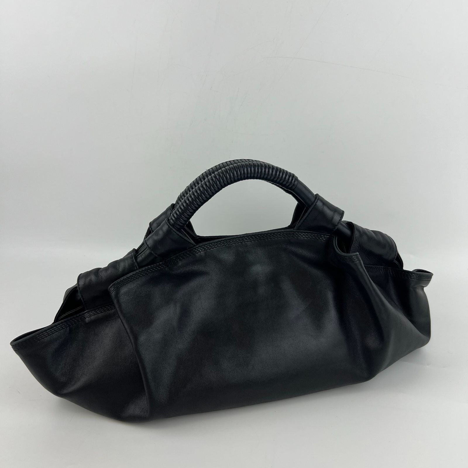 LOEWE ロエベ ハンドバッグ ナッパアイレ アナグラム レザー ブラック LOEWE ロエベ バッグ レディース ブランド ハンドバッグ トート