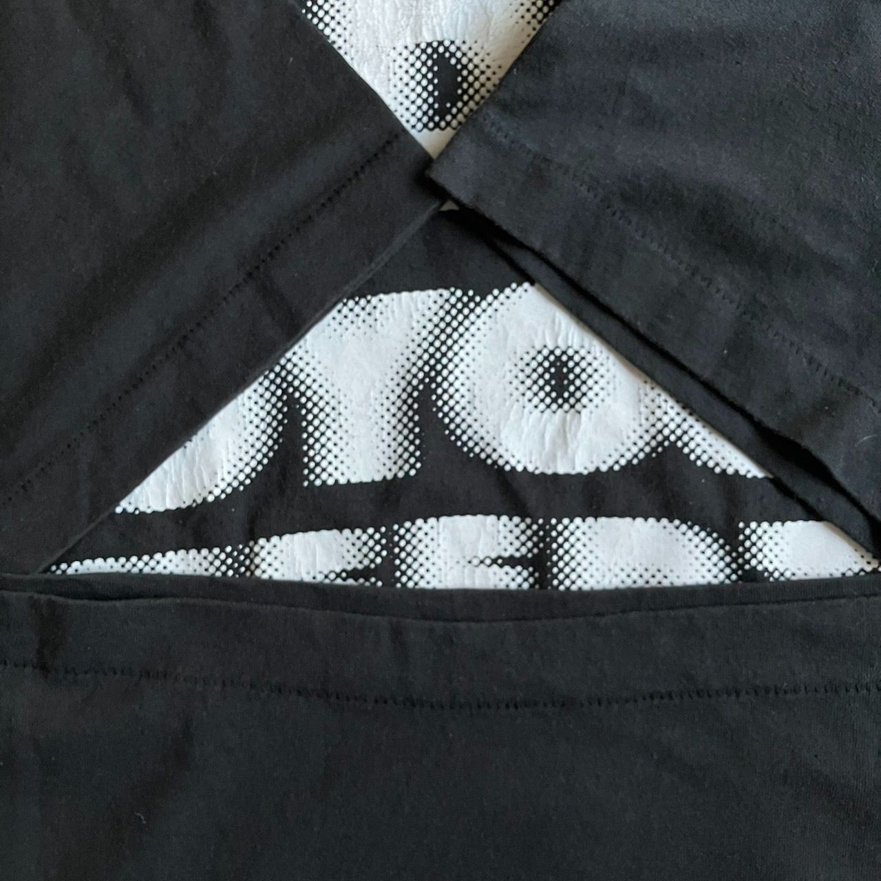 90s ヴィンテージ】モーション文字 Tシャツ ブラック Lサイズ カナダ製